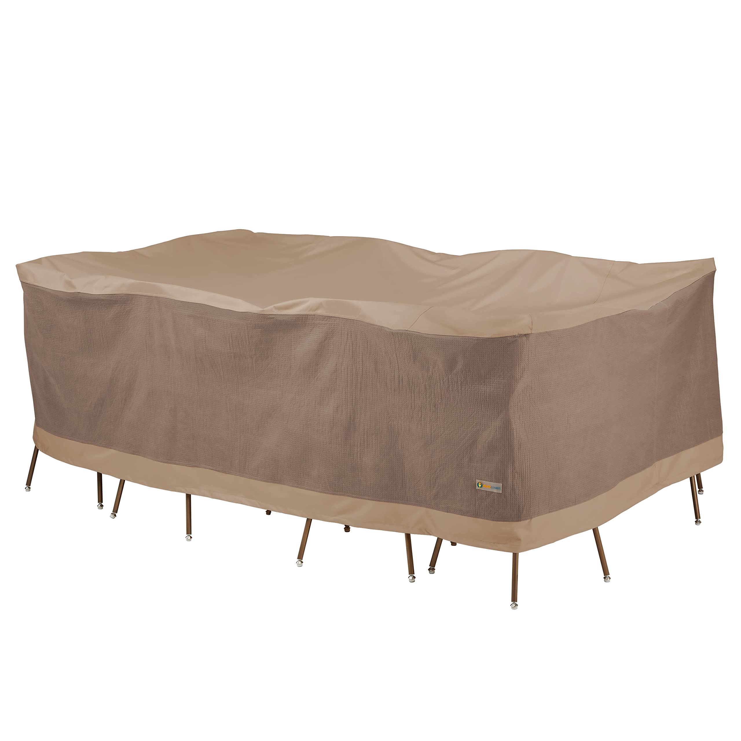 Duck Covers Elite Water-Resistant 96 Inch Patio Dining Set Cover