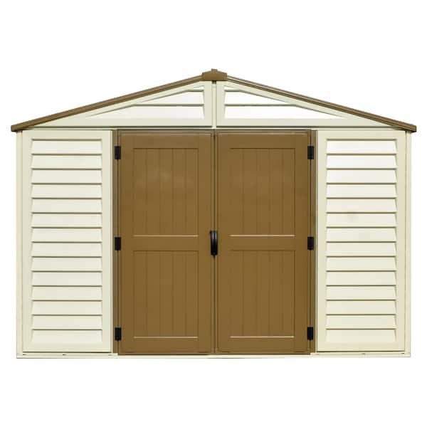 Duramax Woodside Plus 6x4 Vinyl Storage Shed