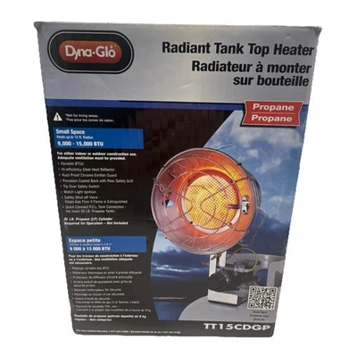 Dyna-Glo TT15CDGP Deluxe 15,000 BTU Portable Propane Convection Heater