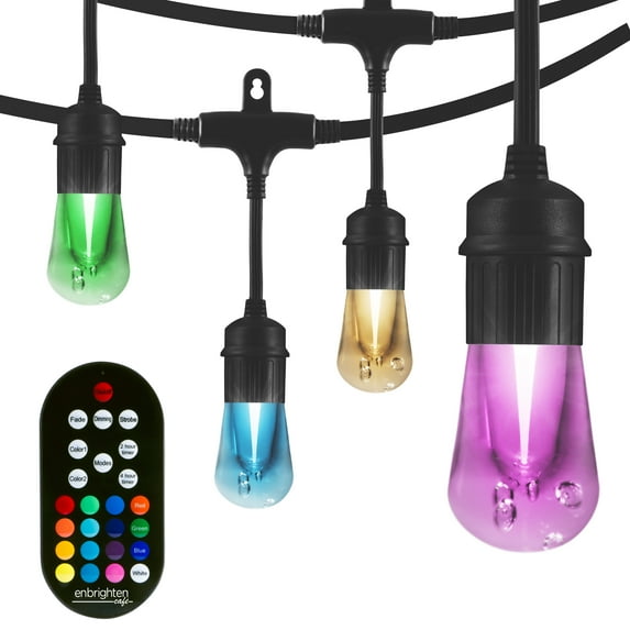 Enbrighten 48-ft Seasons LED Cafe String Lights