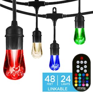 Enbrighten Color-Changing LED Outdoor Lantern with Remote