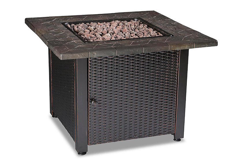 Endless Summer GAD15271ES 40-Inch Square Propane Gas Fire Pit Table
