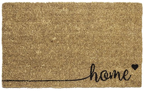Entryways Hand-Woven Natural Coir Welcome Doormat