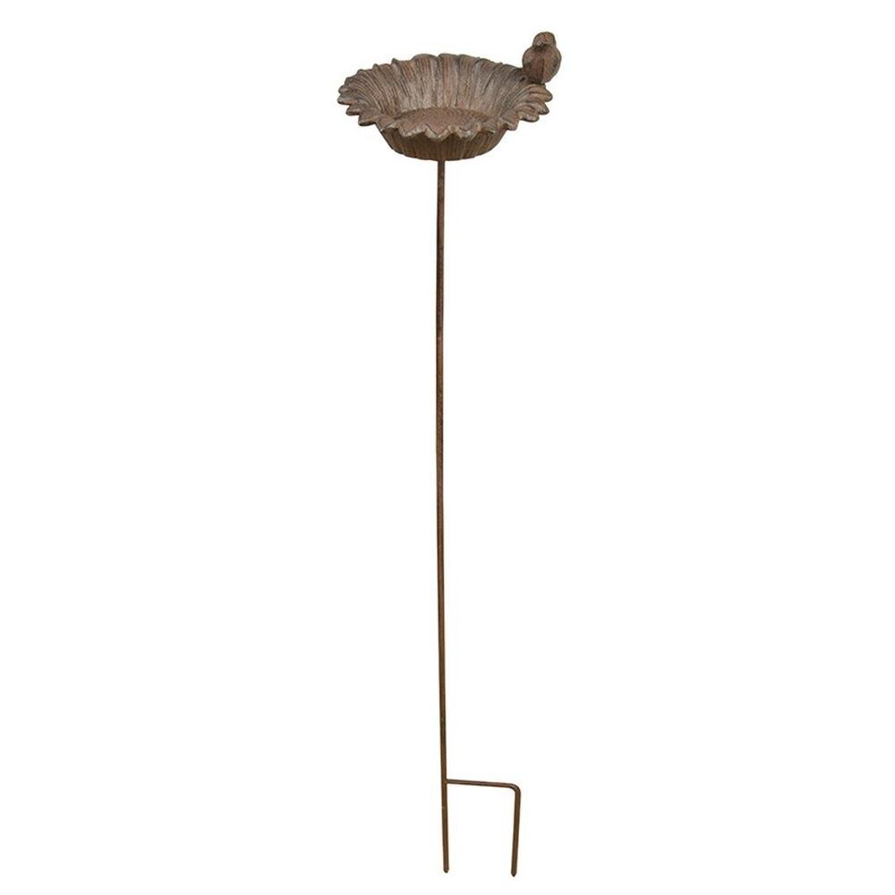 Esschert Design Cast Iron Bird Bath on Stake