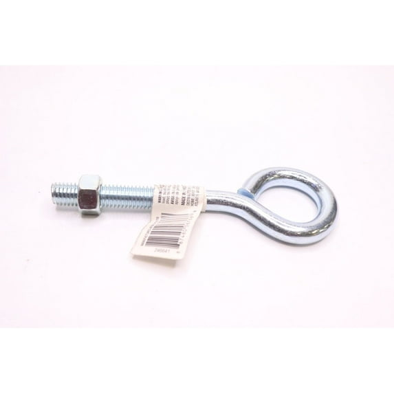 Everbilt 5/16 in. x 4 in. Zinc-Plated Eye Bolt with Nut (2-Pack)