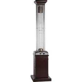 Fire Sense 46,000 BTU Hammered Bronze Commercial Patio Heater