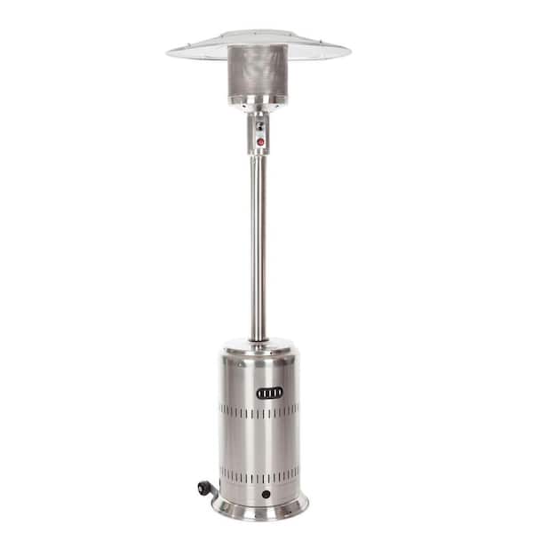 Fire Sense Commercial Patio Heater Natural Gas Stainless Steel