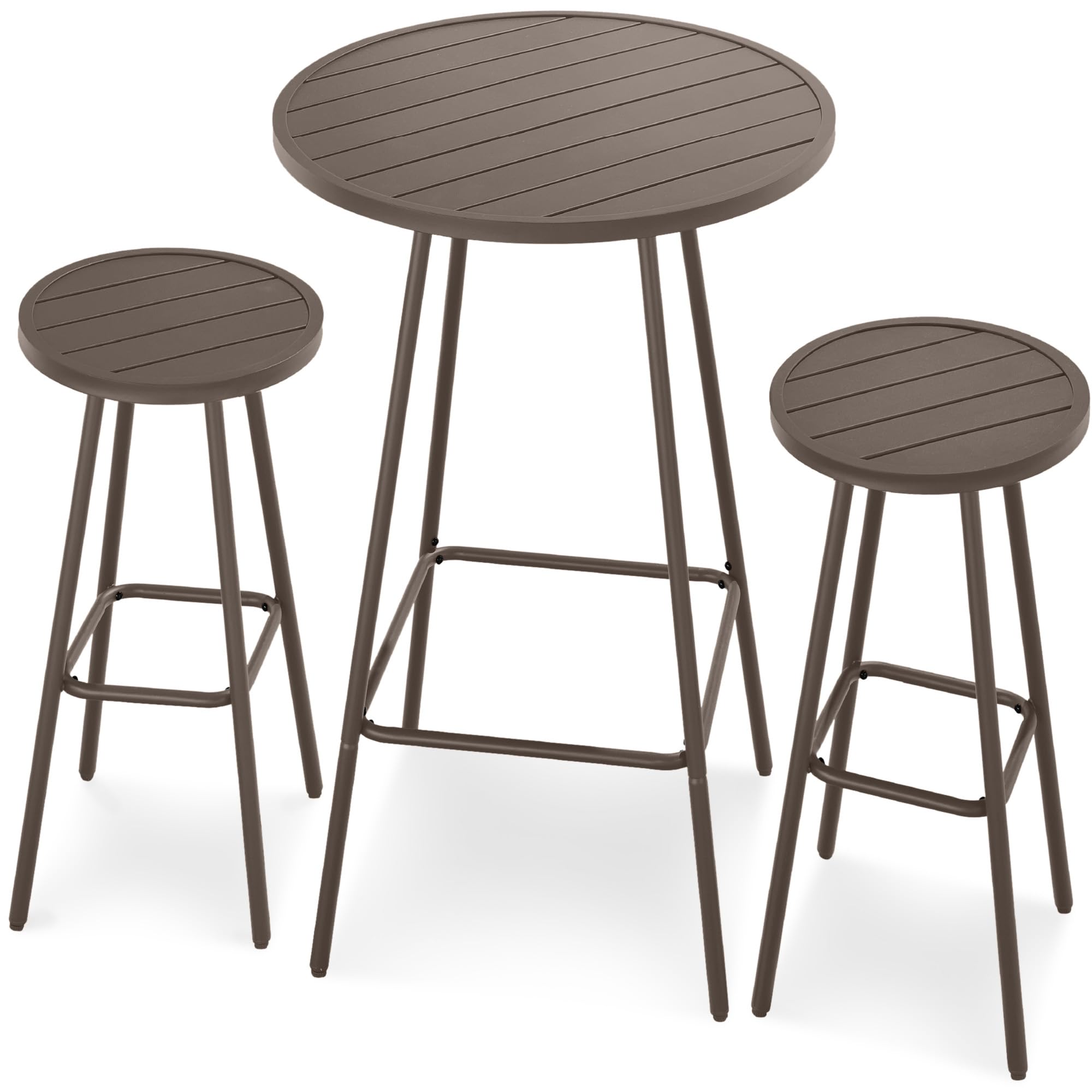 Flash Furniture Brazos 5-Piece Indoor-Outdoor Bar Height Dining Set
