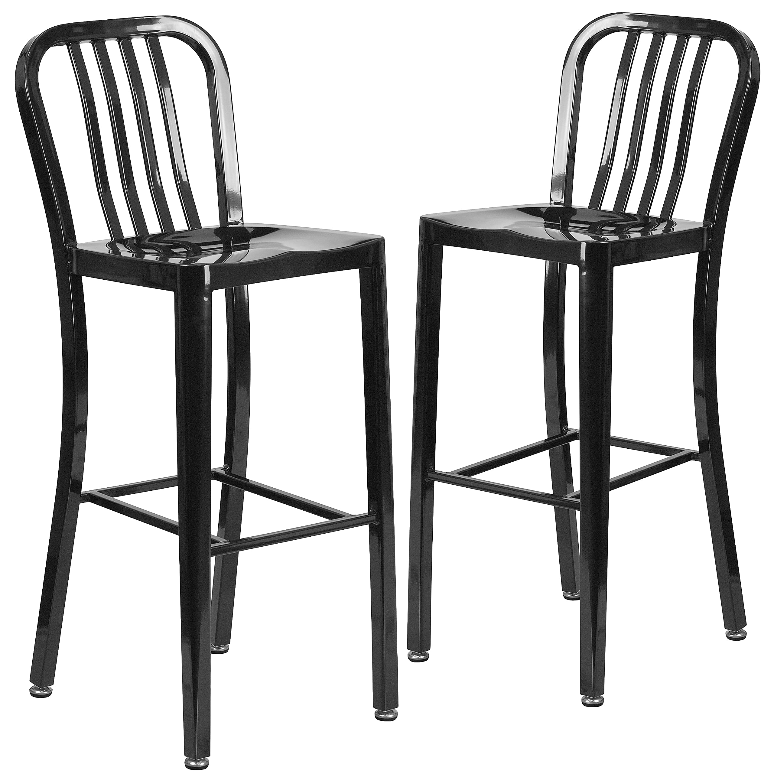 Flash Furniture Hercules Series 30-Inch Outdoor Bar Stool (Set of 2)