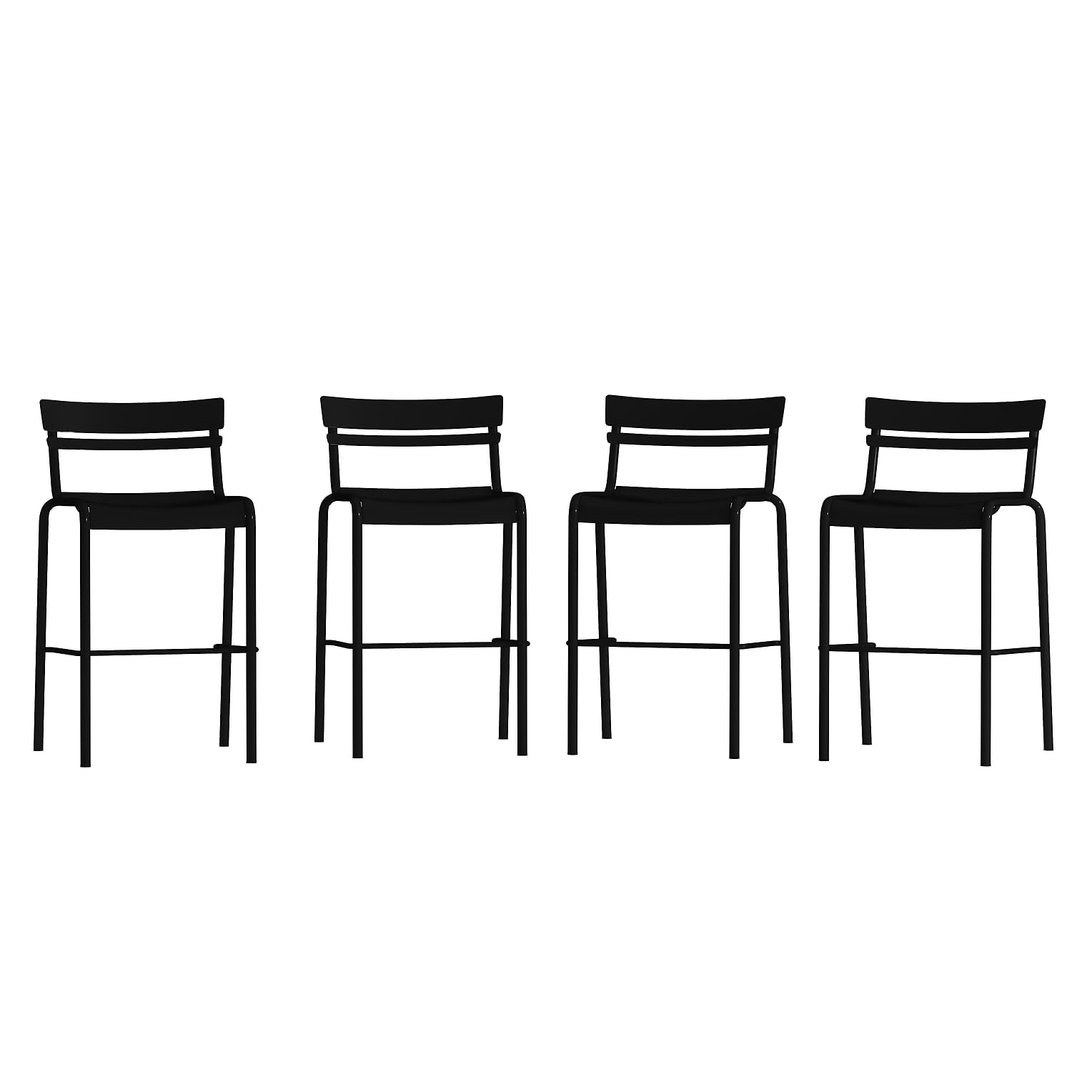 Flash Furniture Leilani Commercial Grade Outdoor Bar Stool