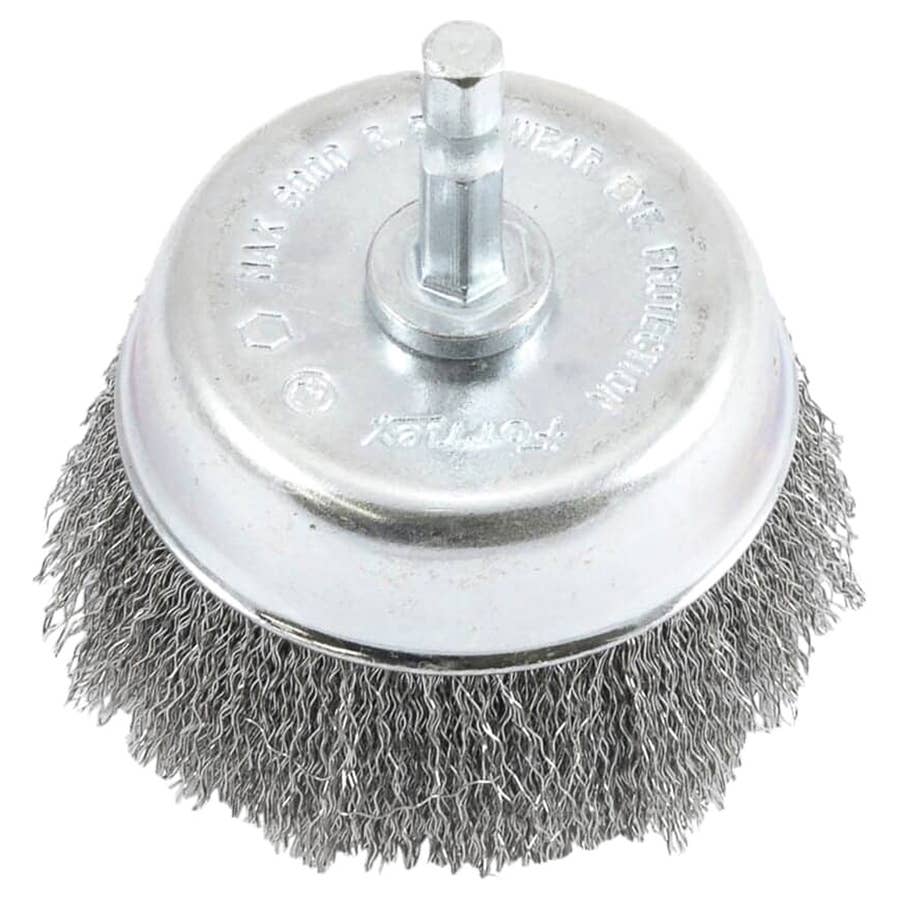 Forney 72869 Wire Cup Brush, 3-Inch Crimped