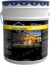 Foundation Armor AR350 Solvent Based Acrylic Concrete Sealer 5 Gallon