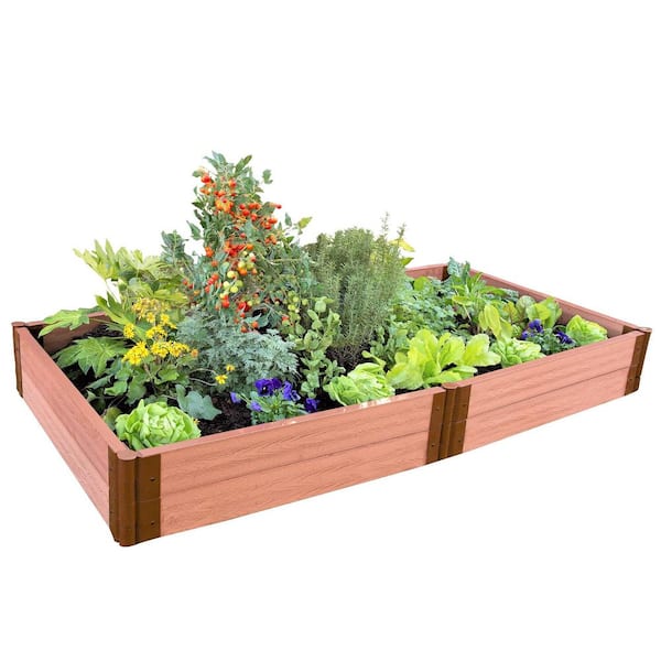 Frame It All Two Inch Series Composite Raised Garden Bed 4x4