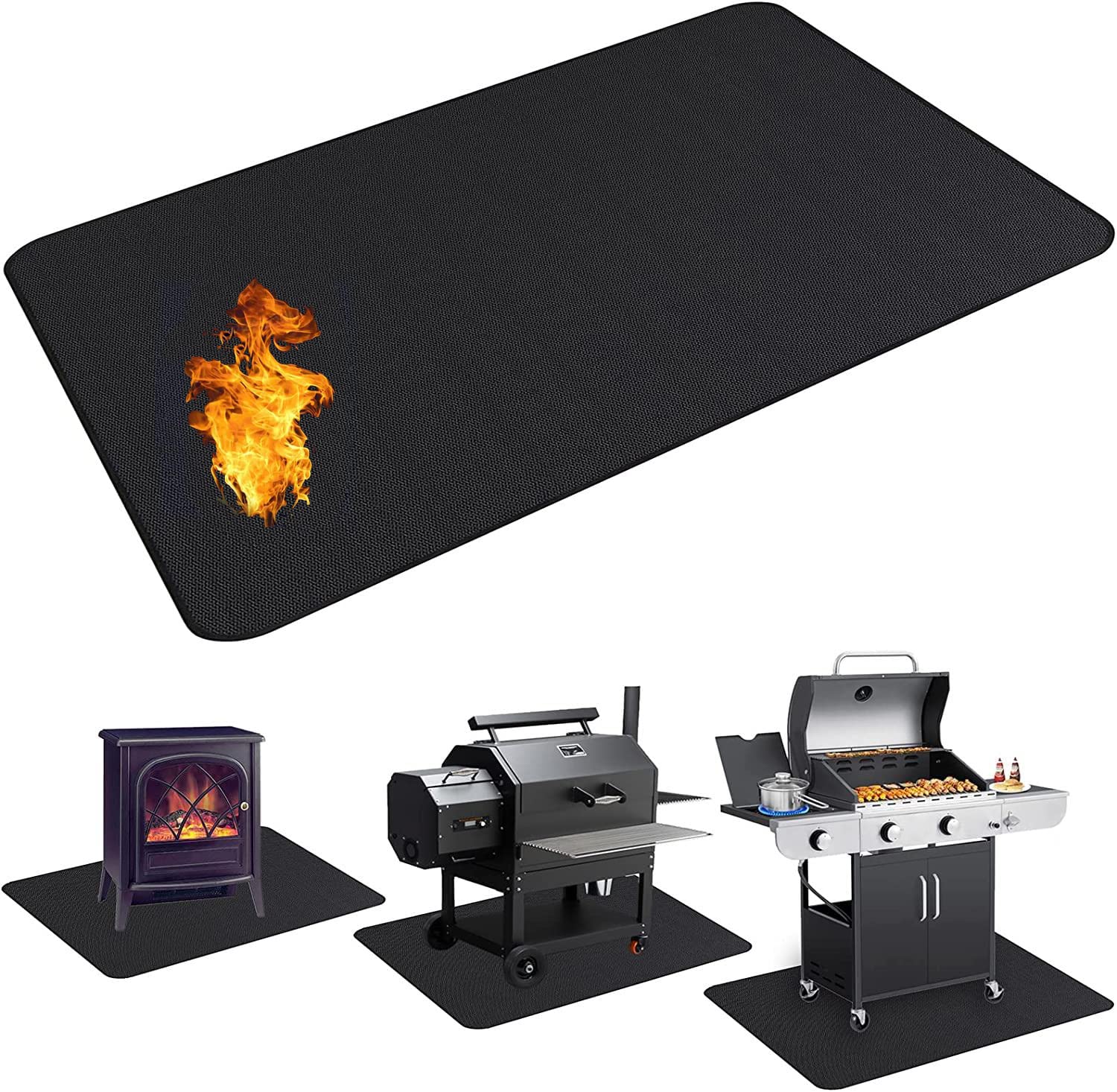 G&F Products Under Grill Mat 60x42 Inch