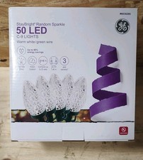 GE StayBright 50-Count C9 LED Outdoor Christmas String Lights