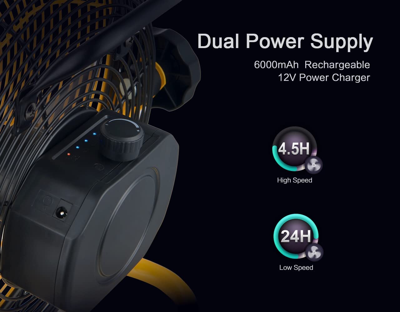 Geek Aire Rechargeable Outdoor Floor Fan