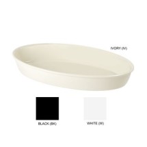 GET Enterprises ML-96-BK Melamine Rectangular Serving Platter 12x18, Set of 4