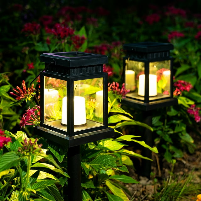 GIGALUMI Solar Hanging Lanterns Outdoor (Set of 6)
