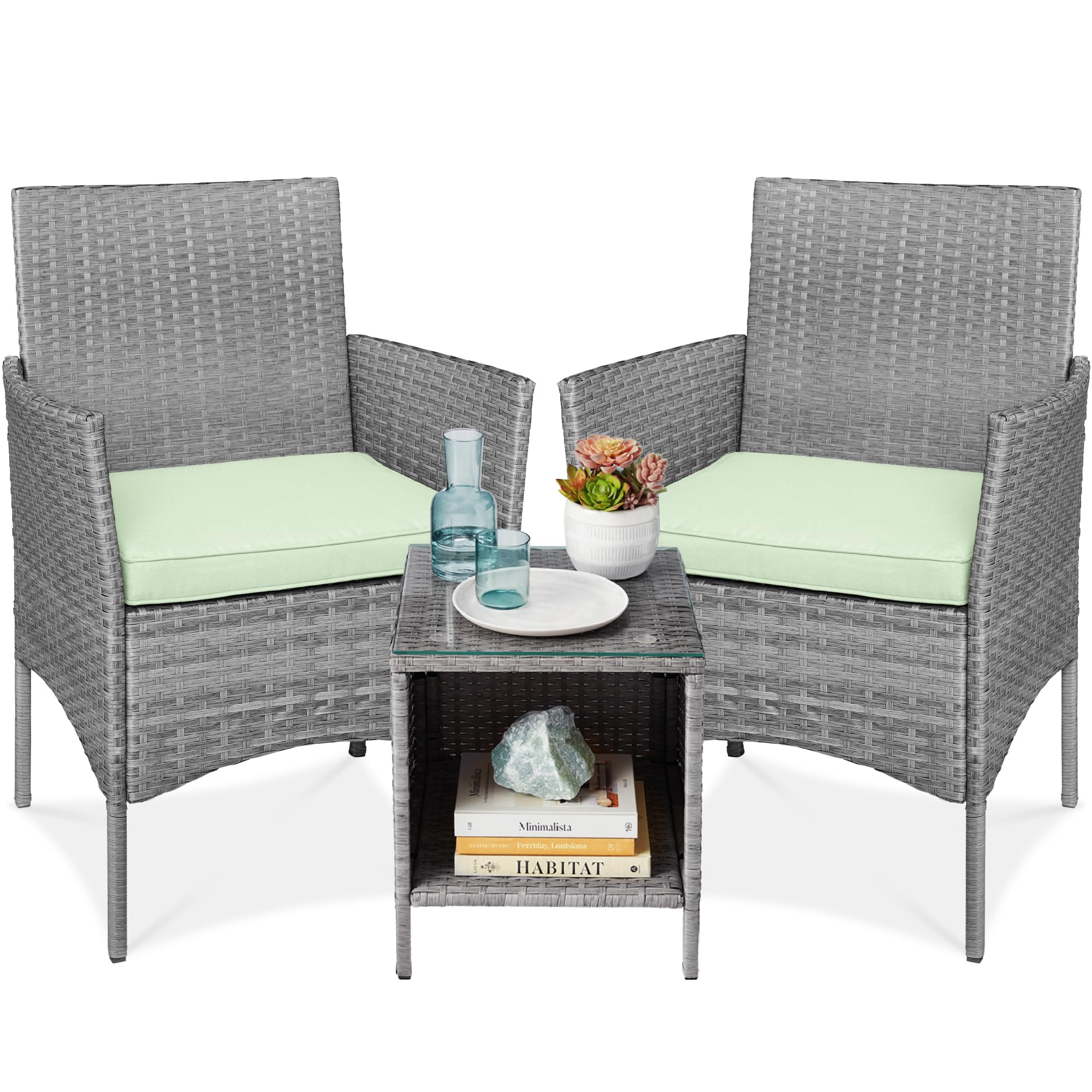 Goplus 5-Piece Aluminum Outdoor Patio Furniture Set