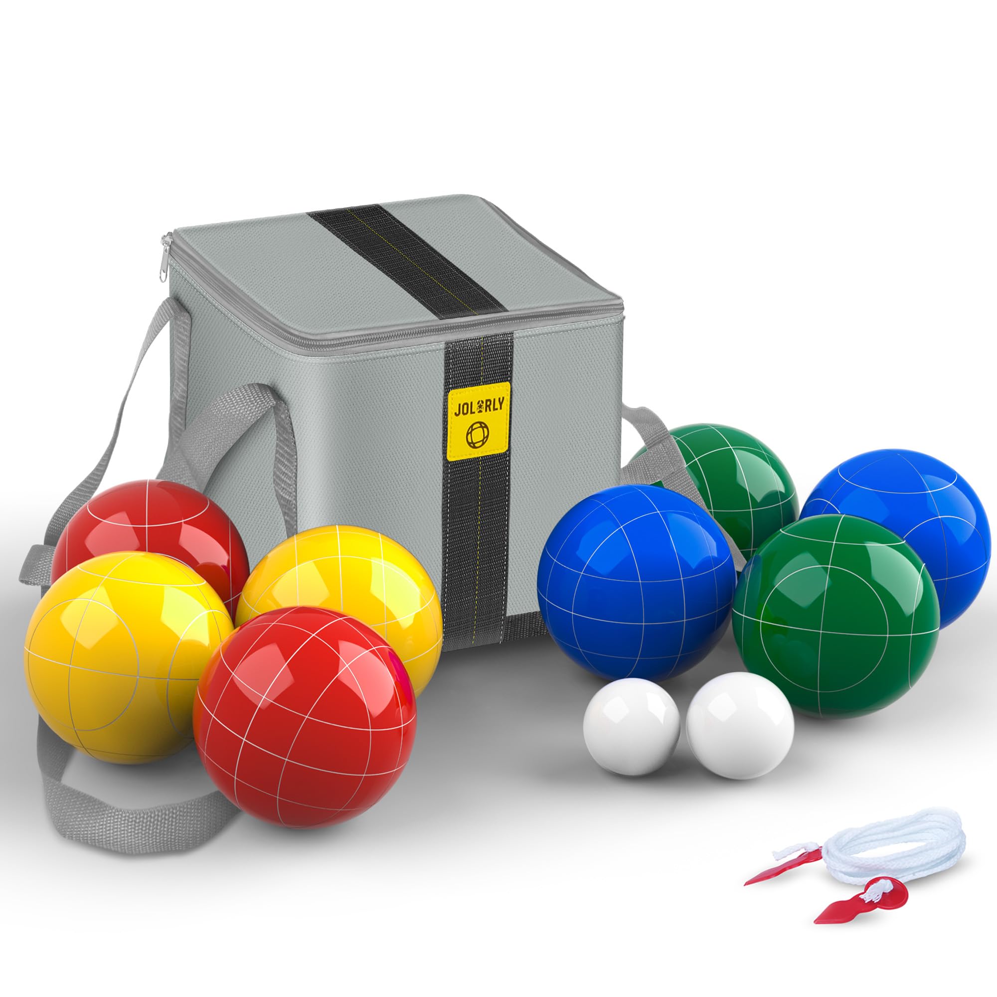 GoSports 107mm Regulation Size Bocce Ball Set