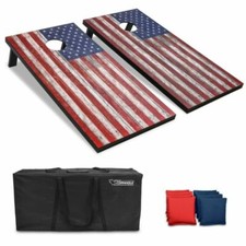 GoSports 4'x2' Regulation Size Cornhole Boards Set with 8 Bags