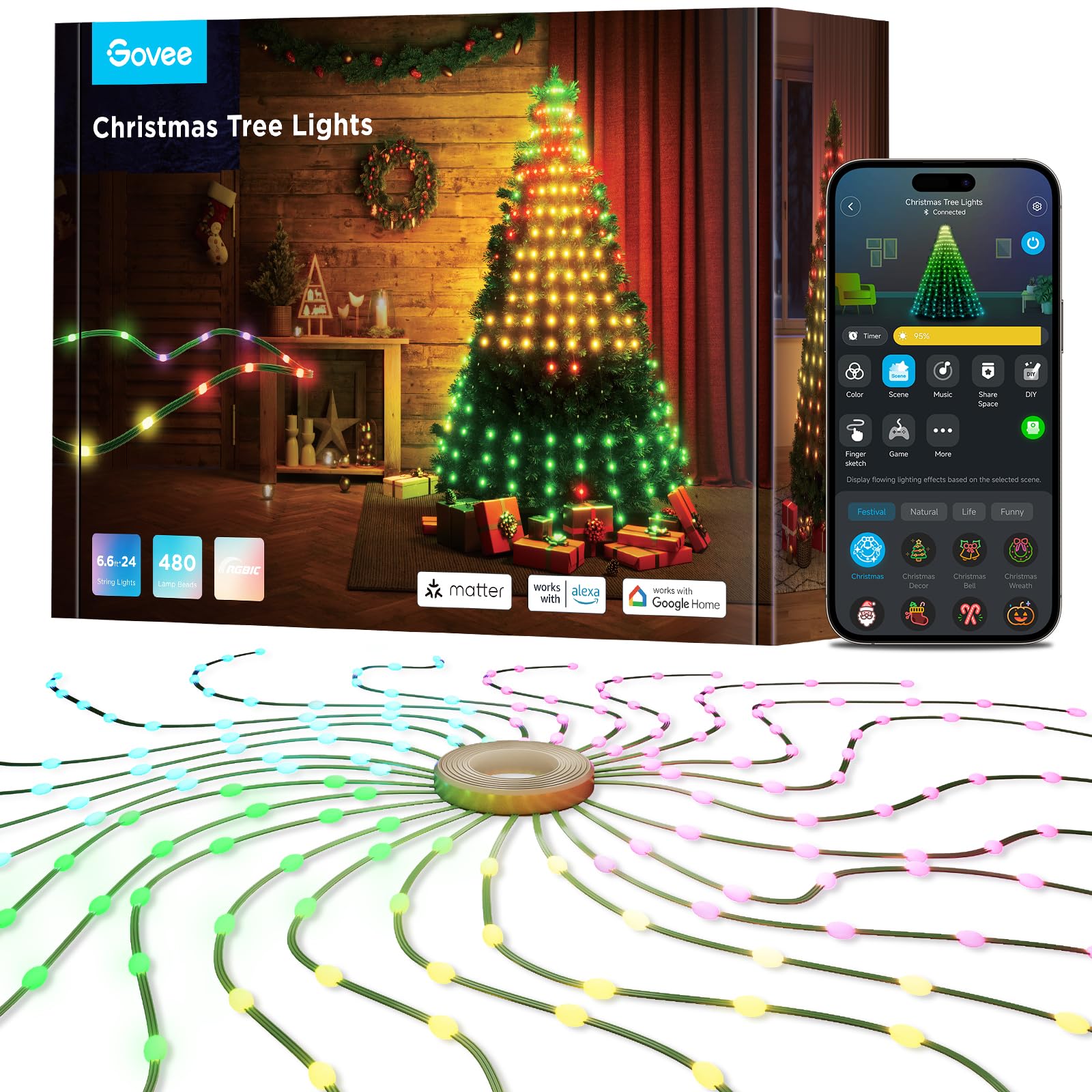 Govee Christmas Laser Lights Outdoor with App Control