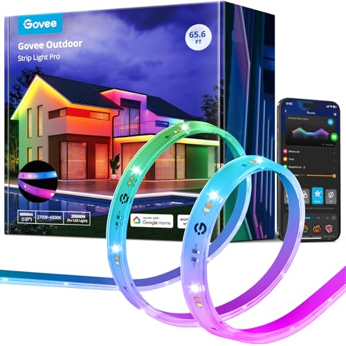 Govee Outdoor LED Strip Lights RGBIC 65.6ft
