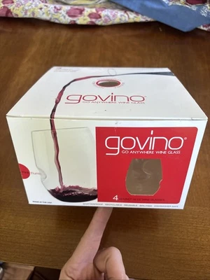Govino Go-Anywhere Shatterproof Wine Glasses, Set of 4
