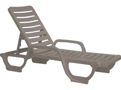 Grosfillex Bora Bora Resin Outdoor Chaise Lounge
