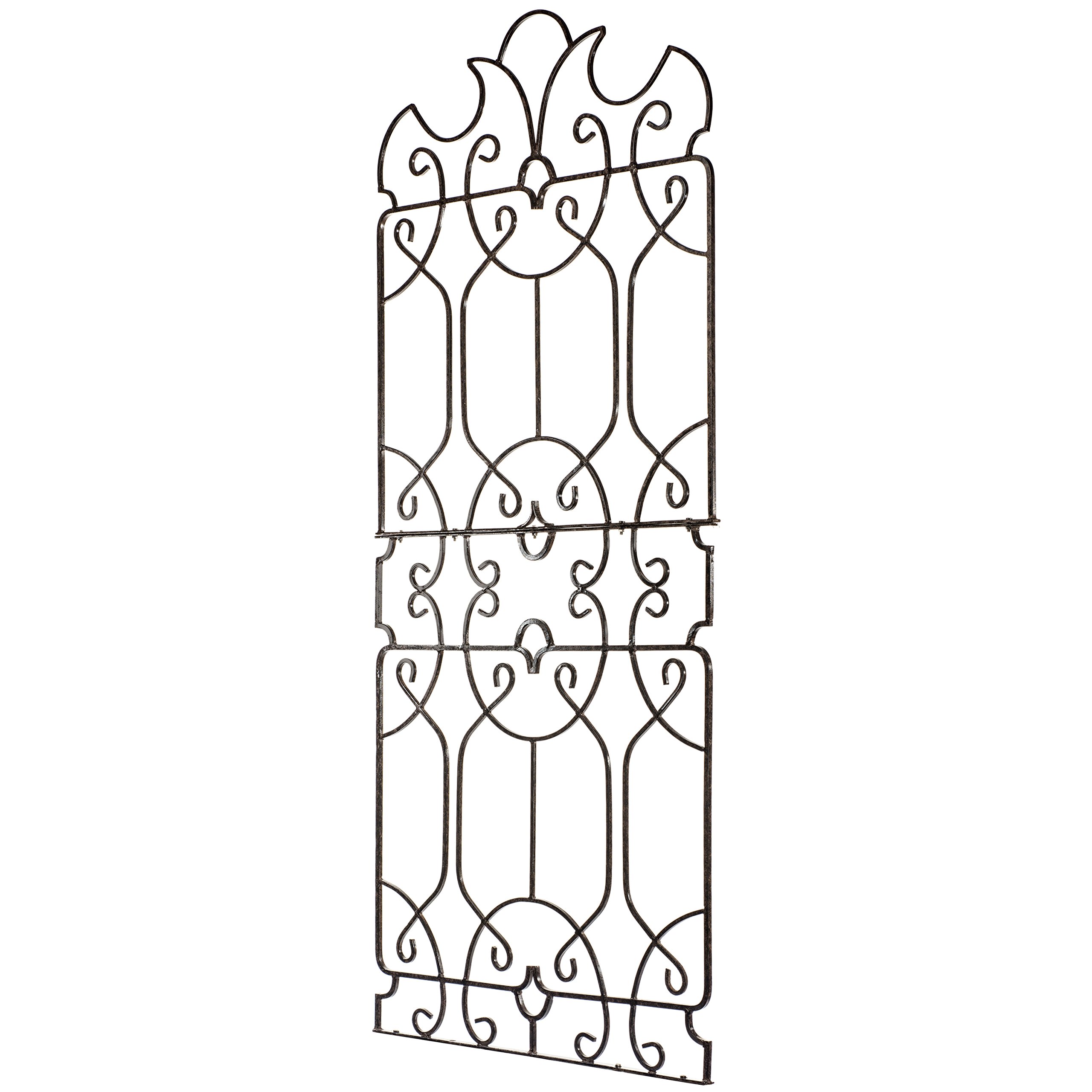 H Potter Wrought Iron Garden Trellis for Climbing Plants