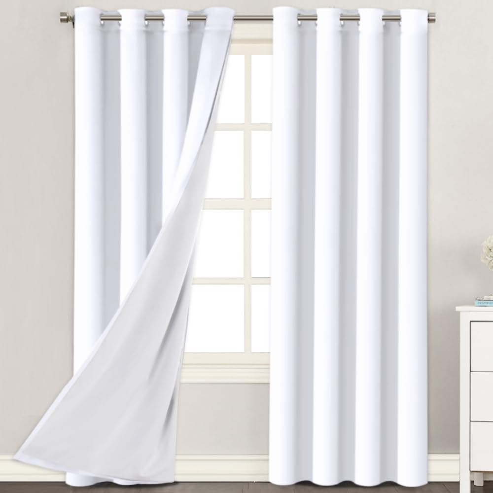 H.Versailtex Outdoor Curtain Panels Heavy Duty Grommet