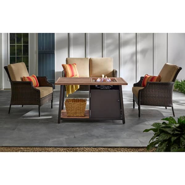 Hampton Bay Claremont 45-Inch Propane Fire Pit Table