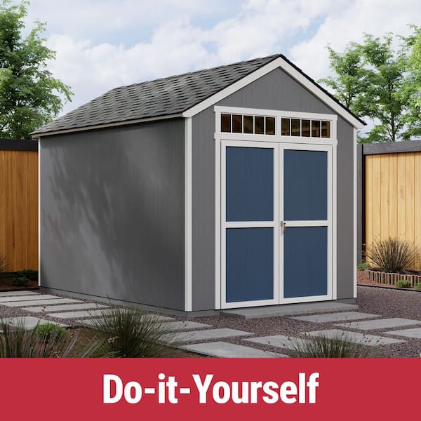 Handy Home Products Majestic 12x12 Wood Storage Shed Kit