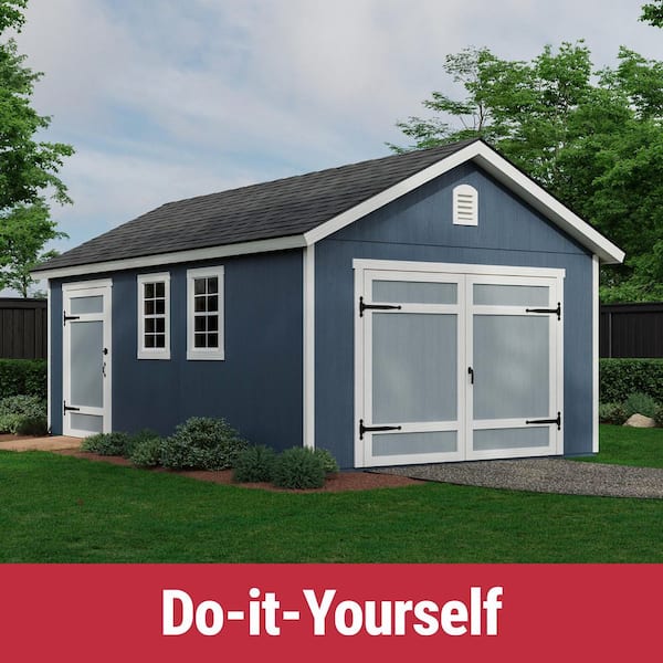 Handy Home Products Somerset 10x12 Cedar Wood Storage Shed Kit