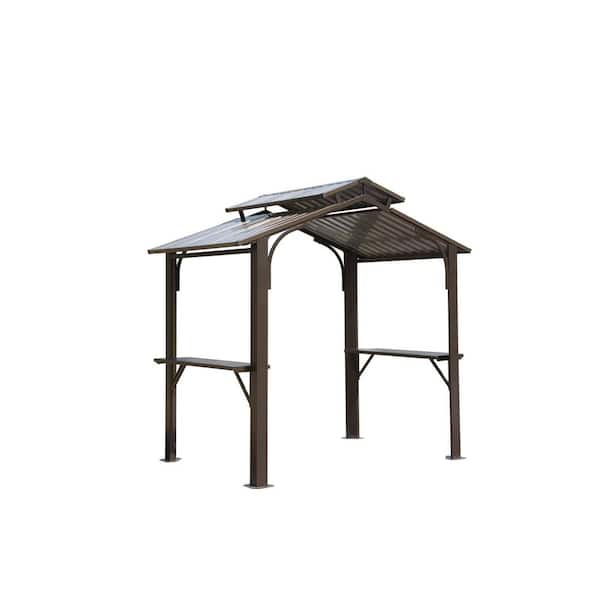 Hanover Grillscapes 8 x 5 Ft. Steel Hardtop Grill Gazebo