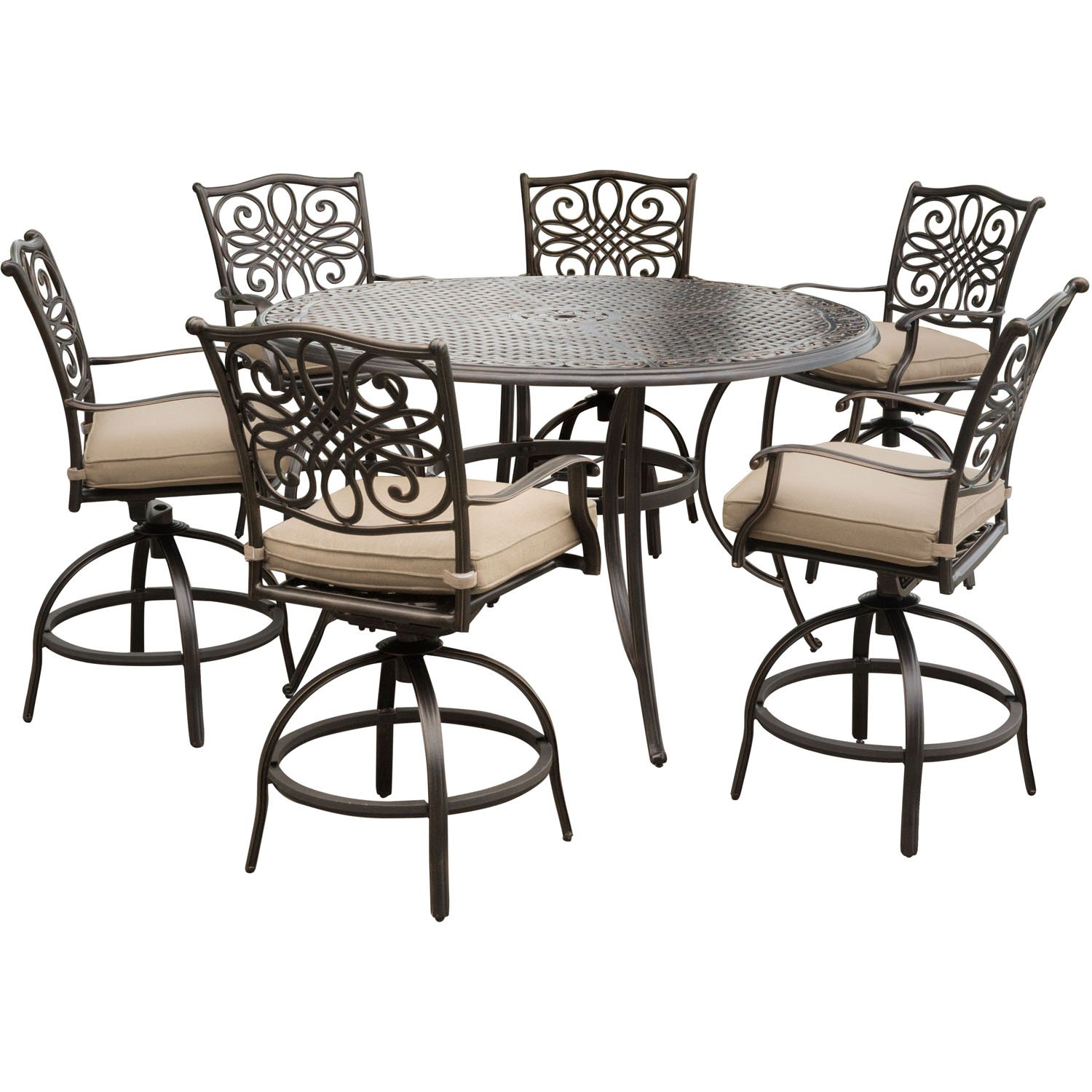 Hanover Traditions 7-Piece Outdoor Dining Set
