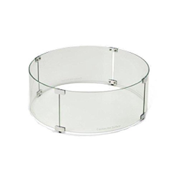 Hearth Products Controls Round Glass Wind Guard for Fire Pits