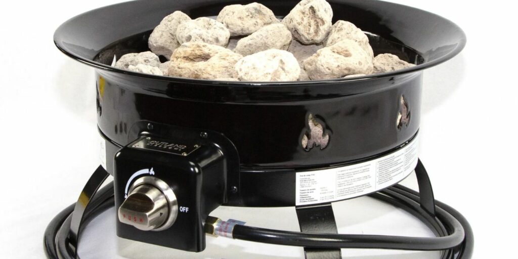 Heininger 5995 58,000 BTU Portable Propane Outdoor Fire Pit