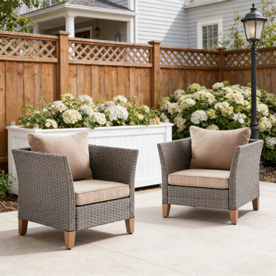 Best 2-Piece Outdoor Wicker Sofa Sets Under $800