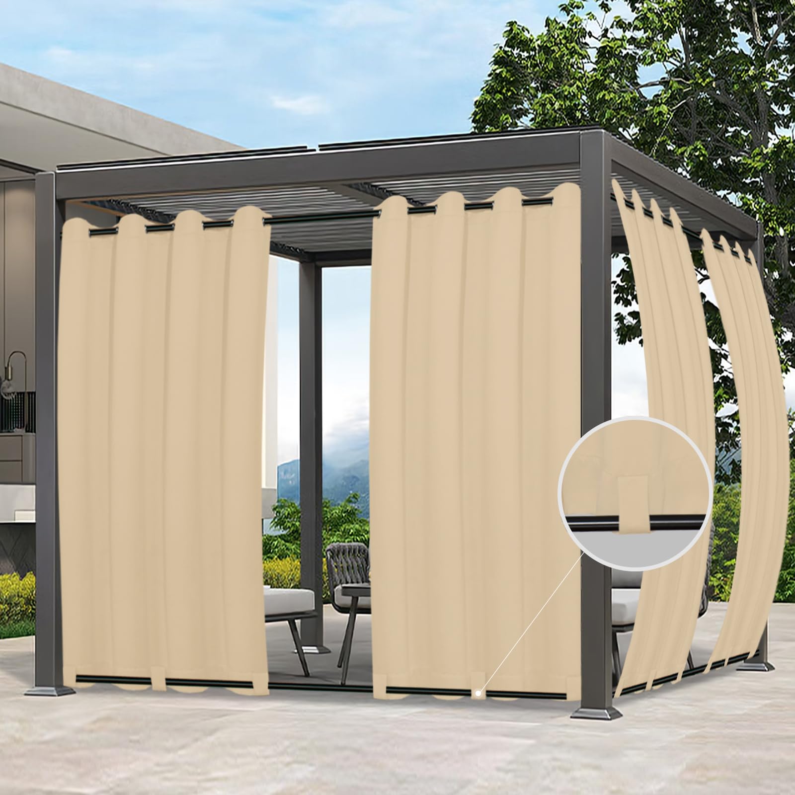 Best Outdoor Curtains for Pergola and Patio