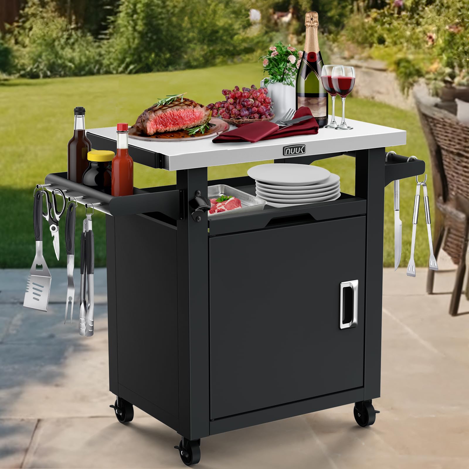 Best Outdoor Grill Side Tables and Prep Carts