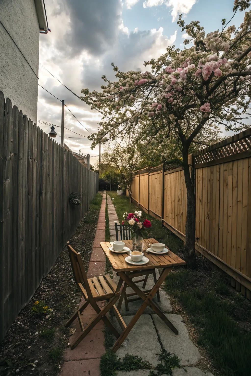 Best Patio Furniture for Narrow Side Yards