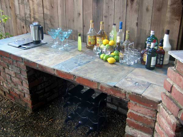 How to Build a Backyard Cocktail Bar Station