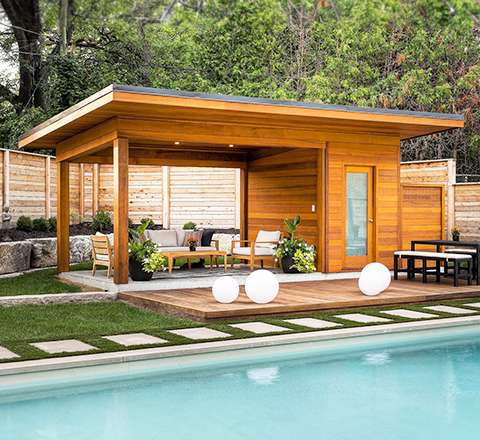 How to Build a Poolside Cabana on a Budget