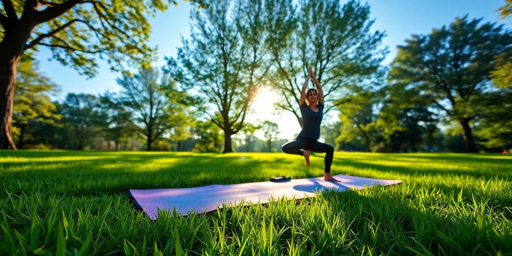 How to Create an Outdoor Yoga and Workout Zone