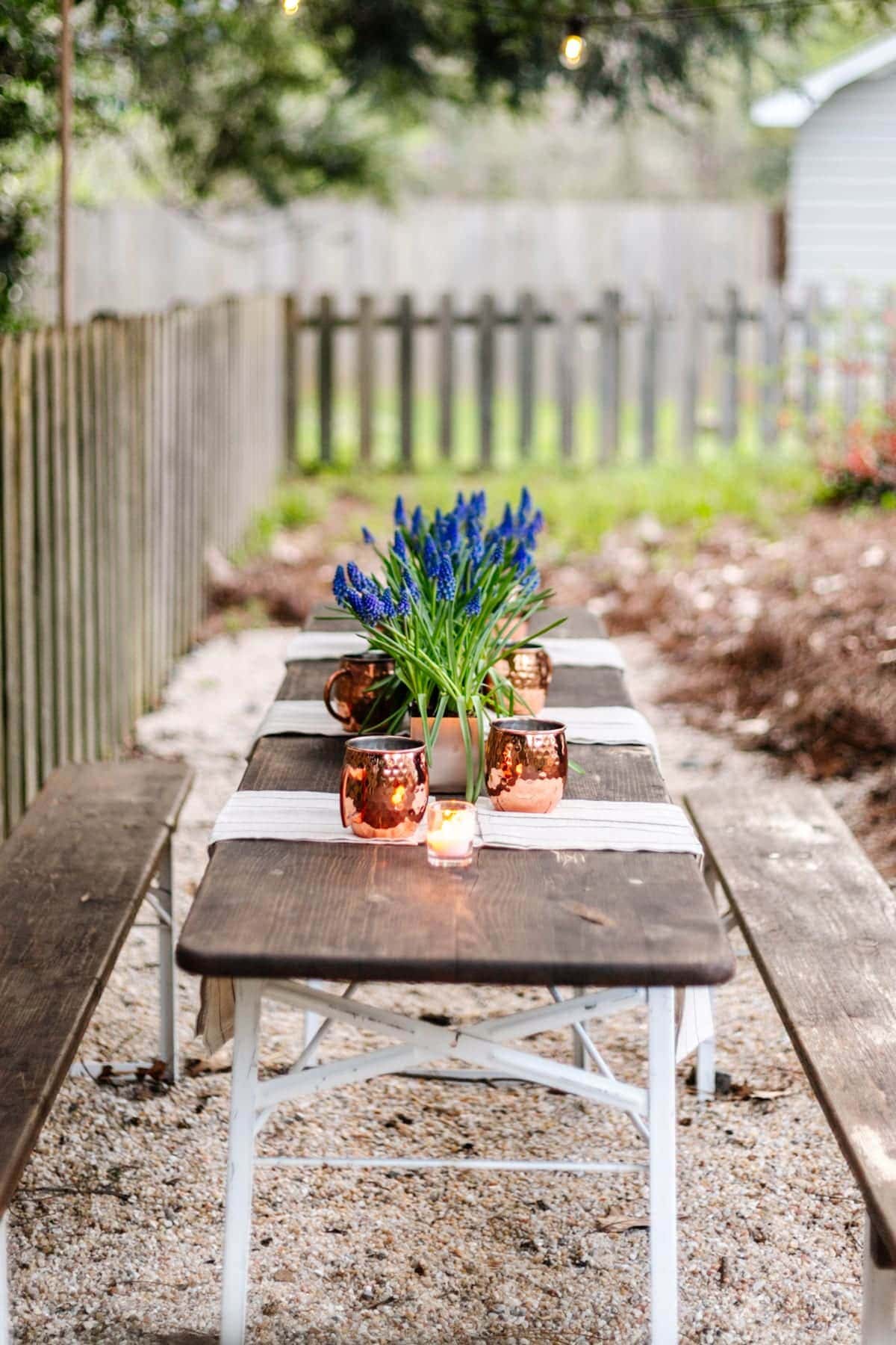 Backyard Beer Garden Setup for Father's Day
