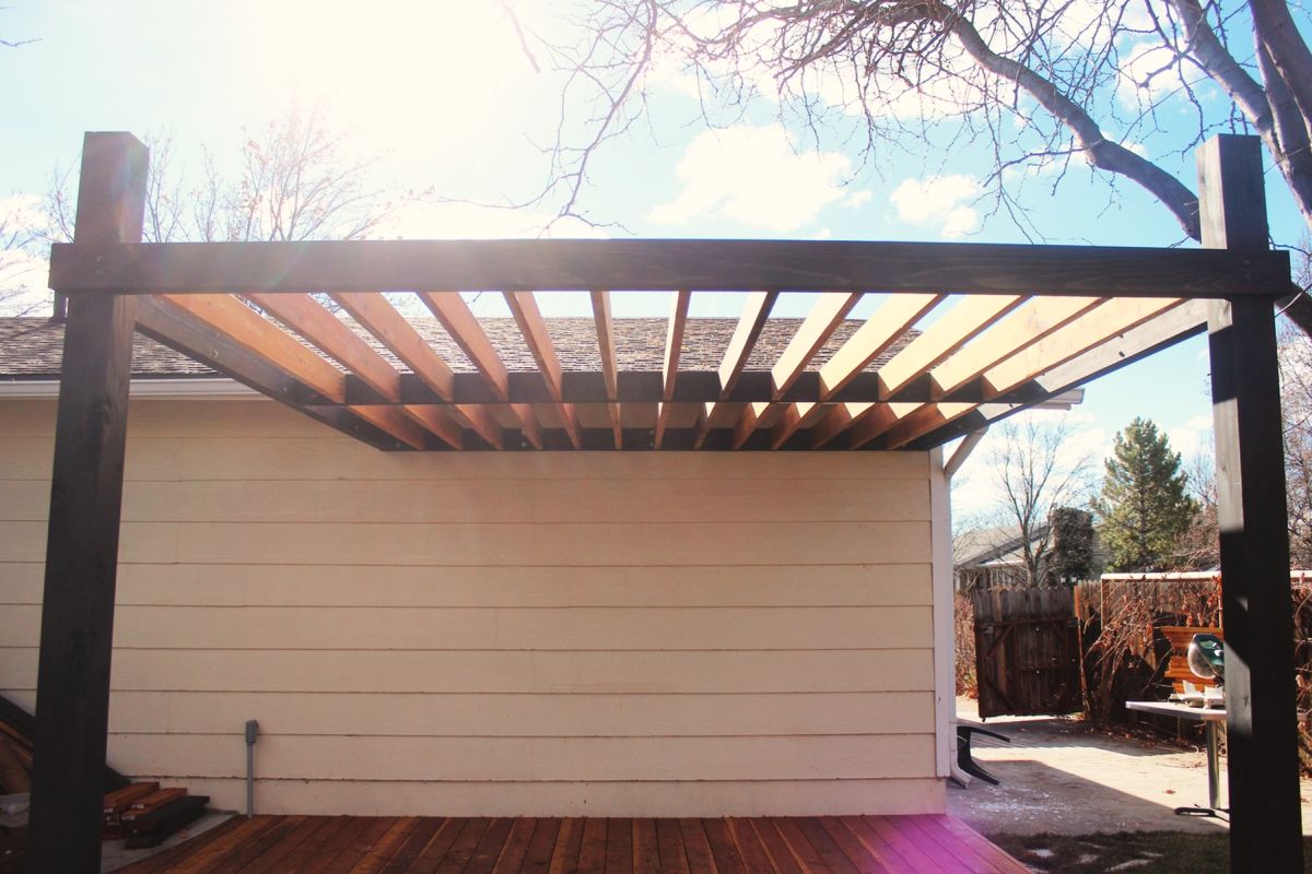 How to Stain and Seal a Cedar Pergola