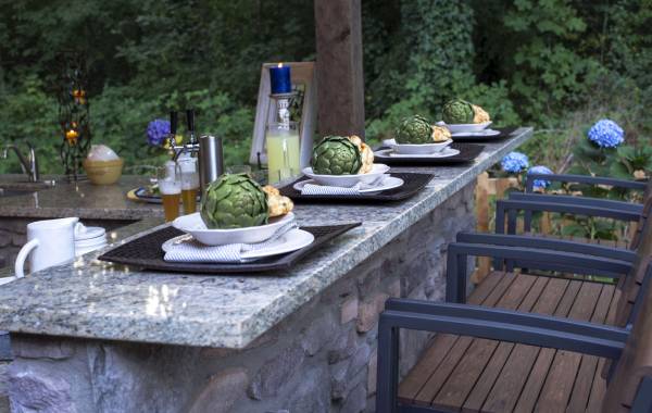 How to Turn Your Pergola Into a Backyard Bar