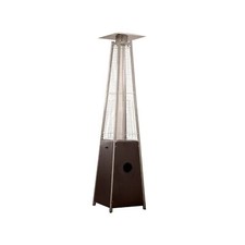 Hiland 46,000 BTU Propane Patio Heater with Glass Tube