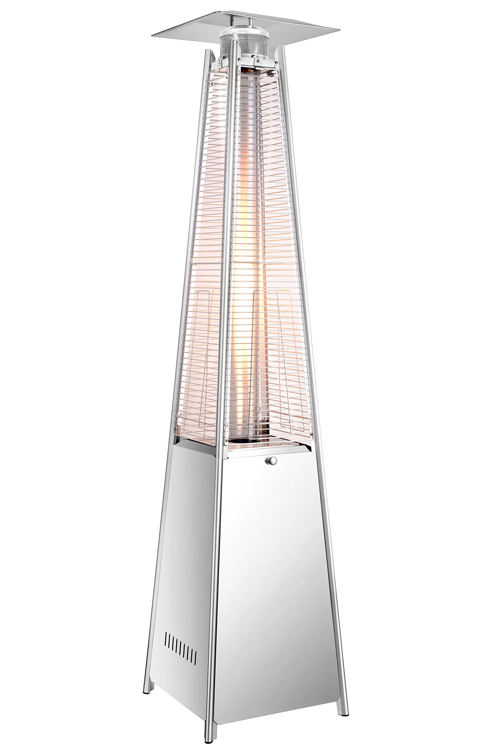 Hiland HPTHG-CG 46,000 BTU Propane Patio Heater with Glass Tube